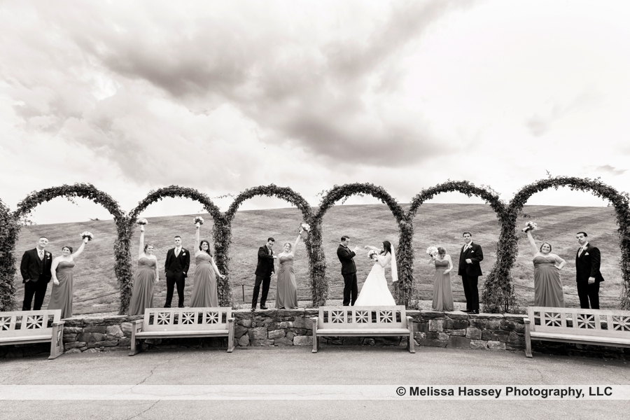 Wedding Longwood Gardens Mendenhall Inn